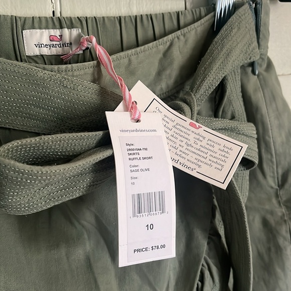 BNWT vineyard vines ruffle wrap skort - Picture 2 of 5